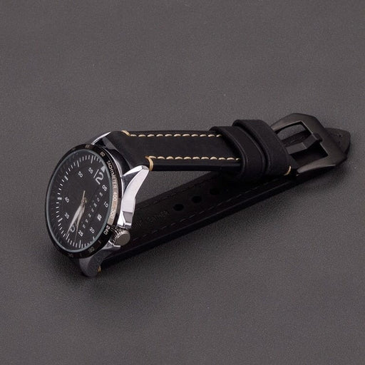 black-black-buckle-ticwatch-pro-3-pro-3-ultra-watch-straps-nz-retro-leather-watch-bands-aus