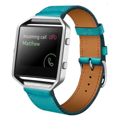 Replacement Leather Watch Straps compatible with the Fitbit Blaze NZ