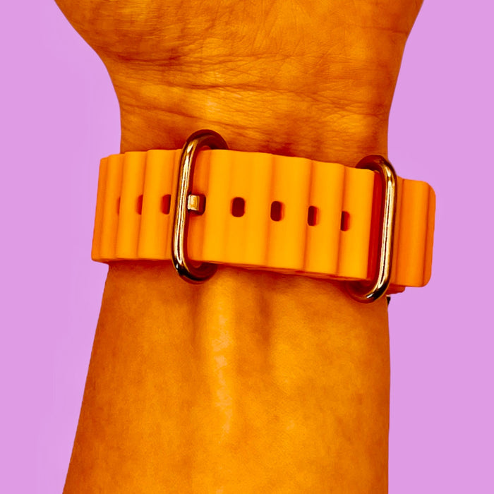 orange-ocean-bands-coros-apex-42mm-pace-2-watch-straps-nz-ocean-band-silicone-watch-bands-aus