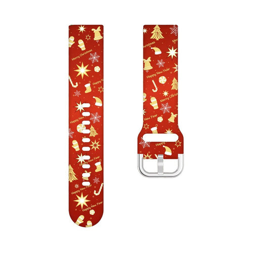 red-samsung-galaxy-watch-6-classic-(43mm)-watch-straps-nz-christmas-watch-bands-aus