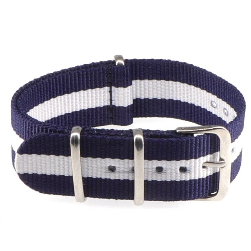 navy-blue-and-white-one-piece-nato-nylon-watch-straps-nz-watch-bands-aus-994114,994129,994144,994159