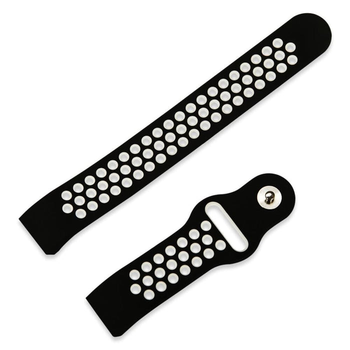 Purple and White Replacement Sports Watch Band compatible with the Fitbit Charge 2 NZ