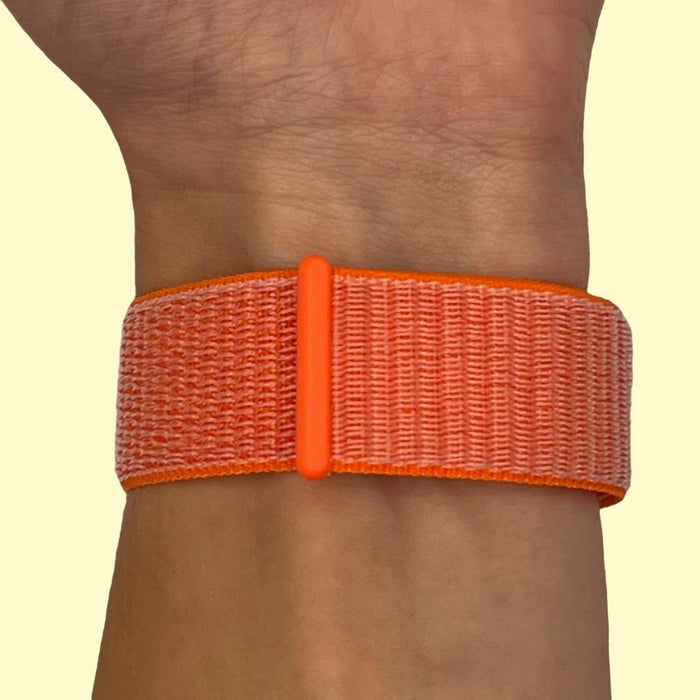 desert-orange-garmin-quatix-6-watch-straps-nz-nylon-sports-loop-watch-bands-aus