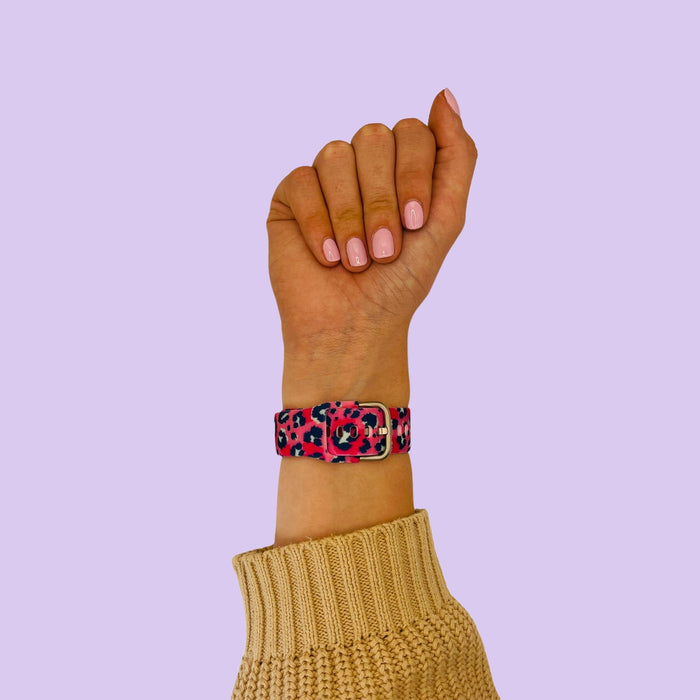 pink-leopard-huawei-watch-fit-2-watch-straps-nz-pattern-straps-watch-bands-aus