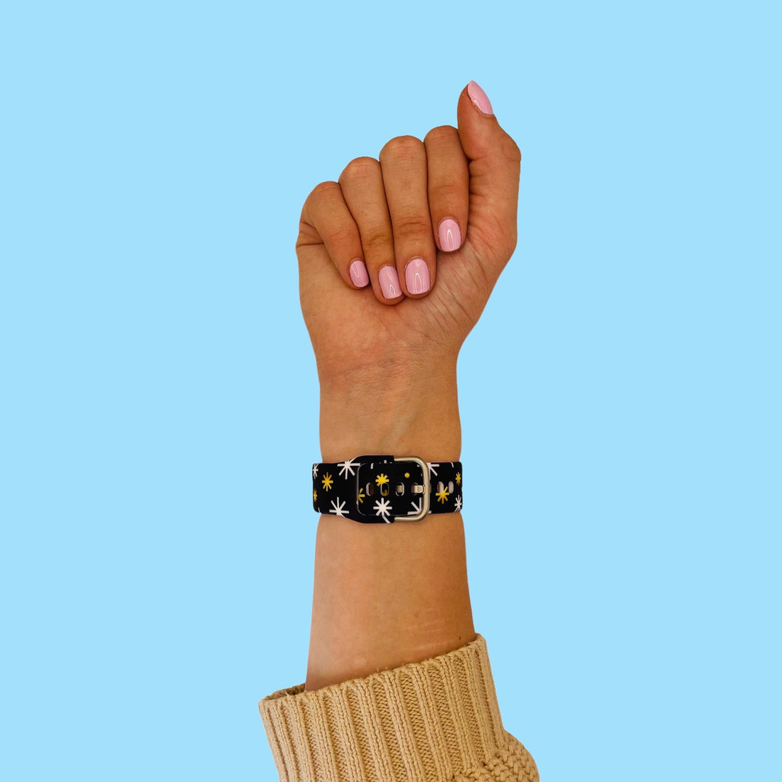 yellow-stars-samsung-galaxy-watch-4-(40-44mm)-watch-straps-nz-pattern-straps-watch-bands-aus-804401