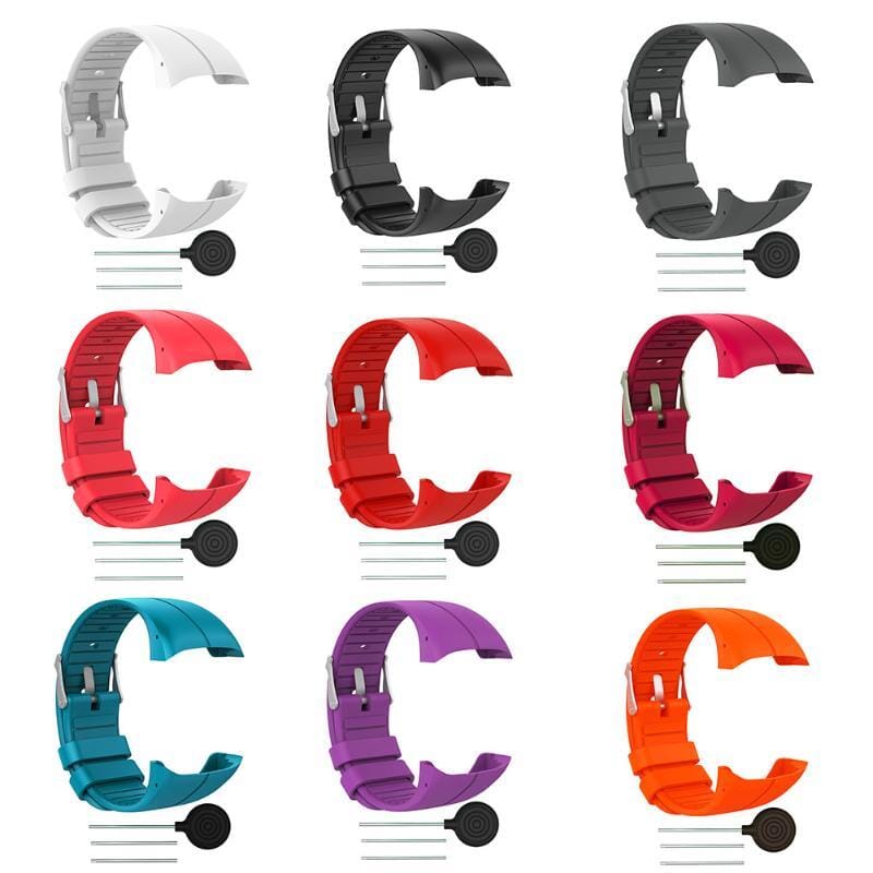 Light Blue Silicone Watch Straps Compatible with the Polar M400 & M430 NZ