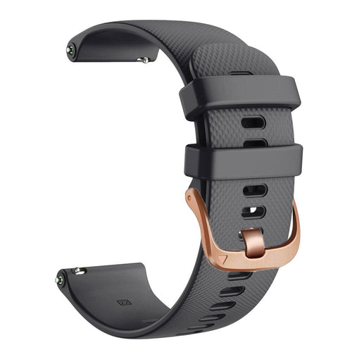black-rose-gold-buckle-ticwatch-5-pro-watch-straps-nz-silicone-watch-bands-aus