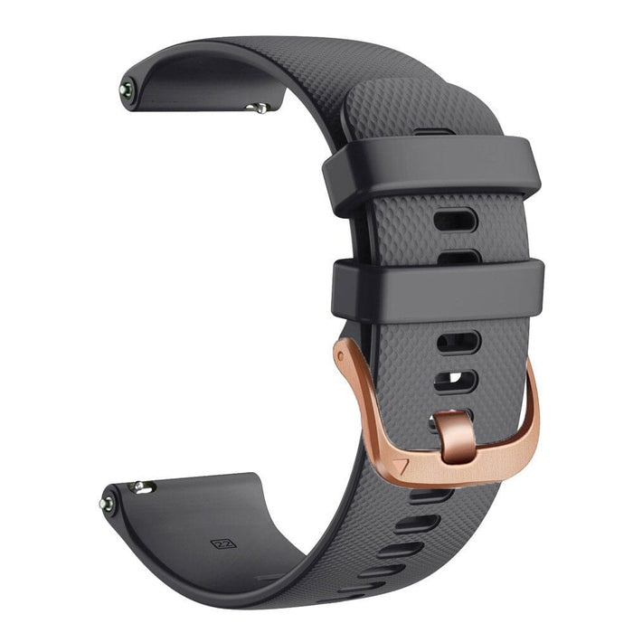 black-rose-gold-buckle-amazfit-22mm-range-watch-straps-nz-silicone-watch-bands-aus