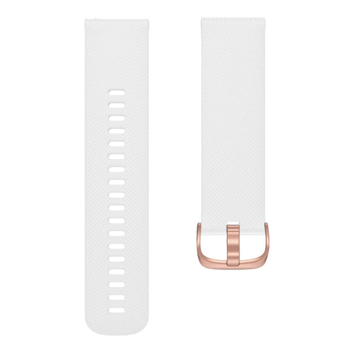 white-rose-gold-buckle-garmin-approach-s42-watch-straps-nz-silicone-watch-bands-aus