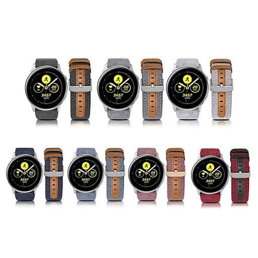 charcoal-ticwatch-e3-watch-straps-nz-denim-watch-bands-aus