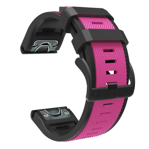 pink-garmin-fenix-7-watch-straps-nz-dual-colour-sports-watch-bands-aus