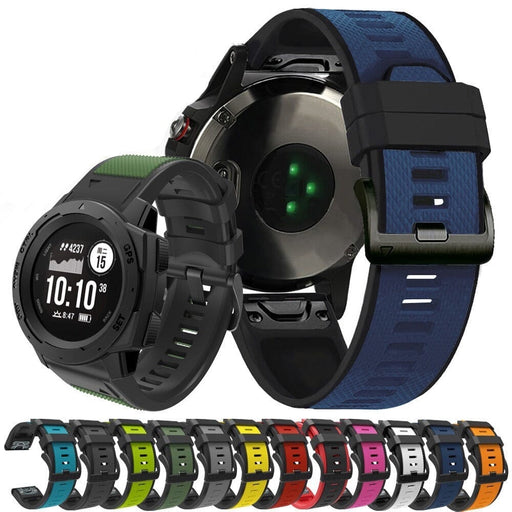 light-blue-garmin-fenix-7-watch-straps-nz-dual-colour-sports-watch-bands-aus