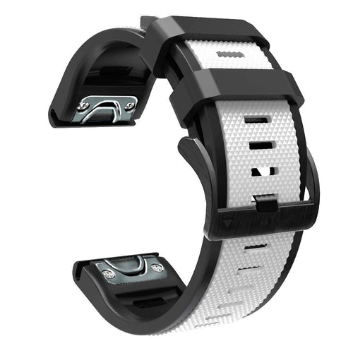 white-garmin-fenix-5-watch-straps-nz-dual-colour-sports-watch-bands-aus
