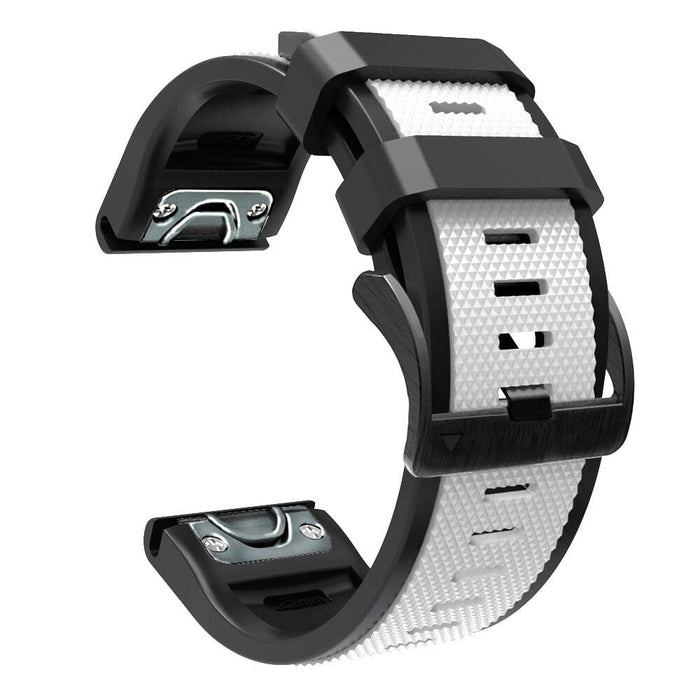 white-garmin-forerunner-965-watch-straps-nz-dual-colour-sports-watch-bands-aus