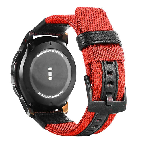 orange-huawei-gt2-42mm-watch-straps-nz-nylon-and-leather-watch-bands-aus