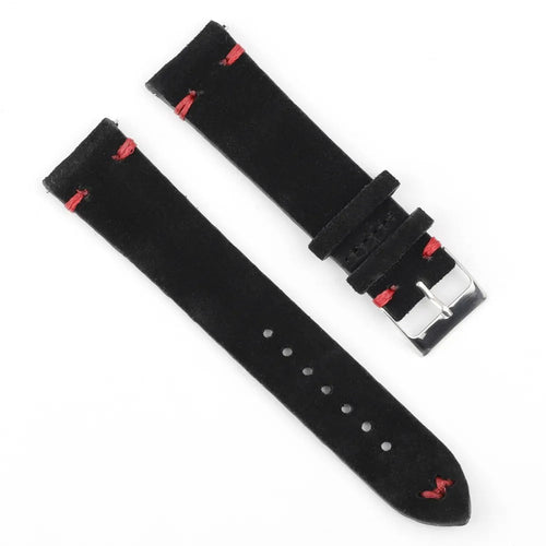 black-red-ticwatch-gth-watch-straps-nz-suede-watch-bands-aus
