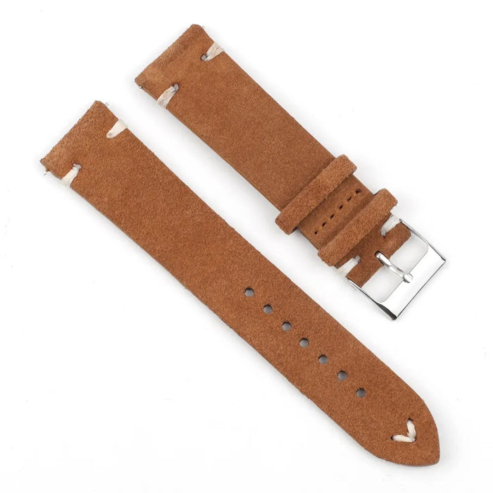 brown-white-samsung-galaxy-watch-6-(40mm)-watch-straps-nz-suede-watch-bands-aus