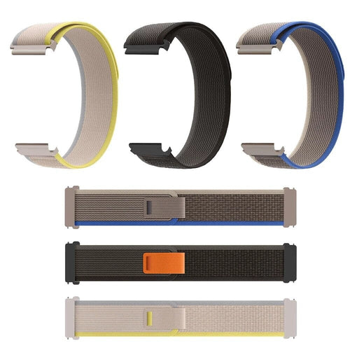 black-grey-orange-huawei-watch-gt3-46mm-watch-straps-nz-trail-loop-watch-bands-aus