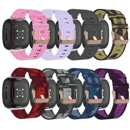 Replacement Canvas Watch Straps NZ compatible with the Fitbit Versa 3 and the Fitbit Sense Watch Bands Aus