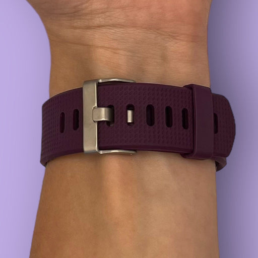 For Garmin Forerunner 255S / Venu 2S / Xiaomi Mi Watch Strap Universal 18mm  Nylon Watch Band Sports Watch Replacement Watchband with Buckle - Light  Purple Wholesale