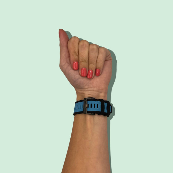 light-blue-garmin-quatix-6-watch-straps-nz-dual-colour-sports-watch-bands-aus