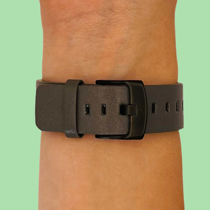 grey-black-buckle-fitbit-charge-3-watch-straps-nz-leather-watch-bands-aus