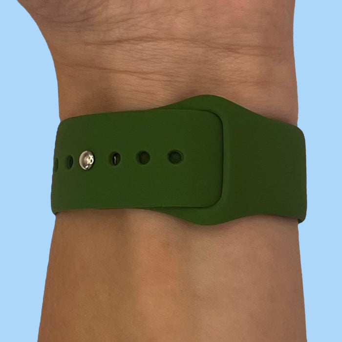 army-green-fitbit-charge-6-watch-straps-nz-silicone-button-watch-bands-aus