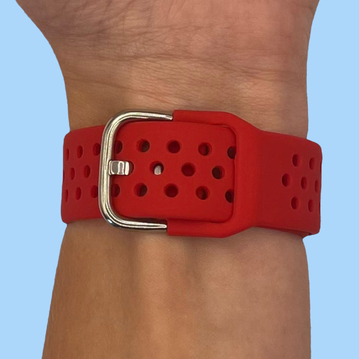 red-google-pixel-watch-2-watch-straps-nz-silicone-sports-watch-bands-aus