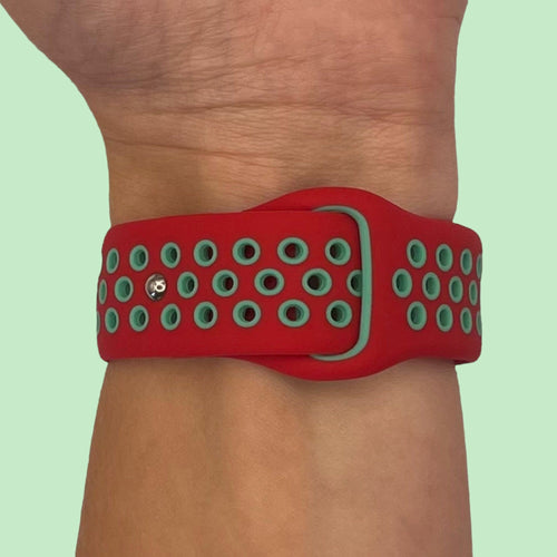 red-green-garmin-forerunner-158-watch-straps-nz-silicone-sports-watch-bands-aus
