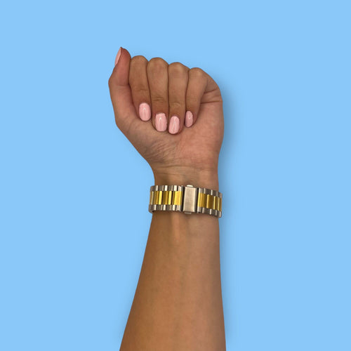 silver-gold-metal-google-pixel-watch-watch-straps-nz-stainless-steel-link-watch-bands-aus