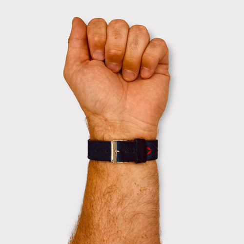navy-blue-red-garmin-vivoactive-5-watch-straps-nz-suede-watch-bands-aus