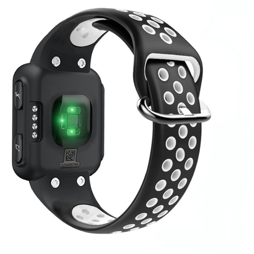 black-and-white-garmin-forerunner-945-watch-straps-nz-silicone-sports-watch-bands-aus