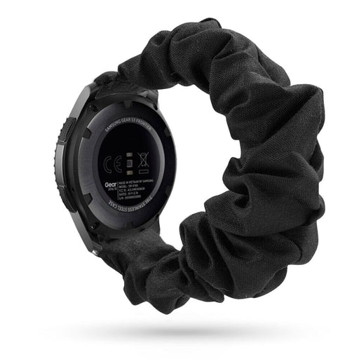 black-ticwatch-e3-watch-straps-nz-scrunchies-watch-bands-aus