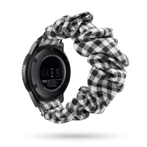 gingham-black-and-white-garmin-d2-x10-watch-straps-nz-scrunchies-watch-bands-aus