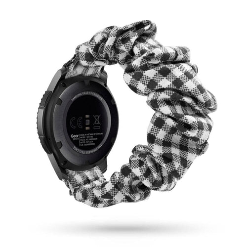 gingham-black-and-white-t92-smartwatch-watch-straps-nz-scrunchies-watch-bands-aus
