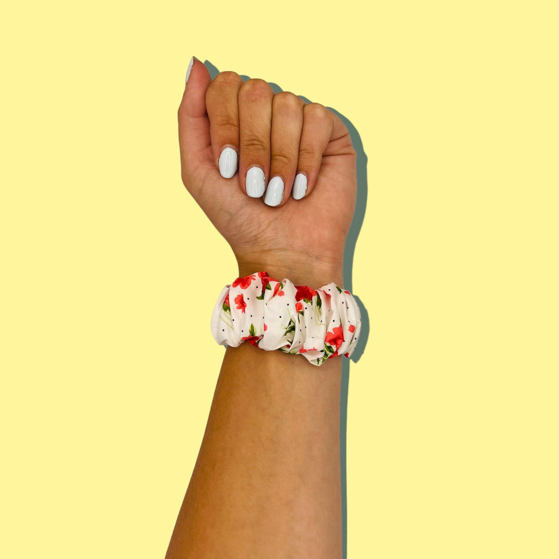 flora-white-samsung-galaxy-watch-5-(40-44mm)-watch-straps-nz-scrunchies-watch-bands-aus-995842