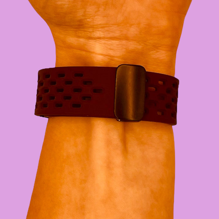 purple-magnetic-sports-garmin-forerunner-158-watch-straps-nz-ocean-band-silicone-watch-bands-aus