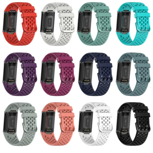 Silicone Mono Sports Watch Straps Aus compatible with the Fitbit Charge 6 NZ