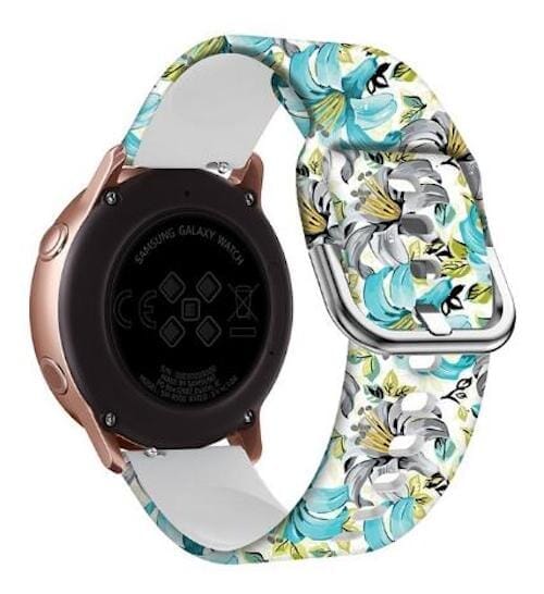 flowers-white-garmin-quickfit-26mm-watch-straps-nz-pattern-straps-watch-bands-aus