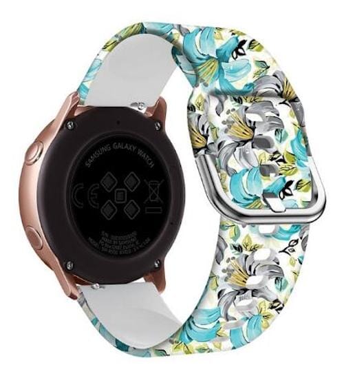 flowers-white-samsung-galaxy-watch-4-(40-44mm)-watch-straps-nz-pattern-straps-watch-bands-aus-804406