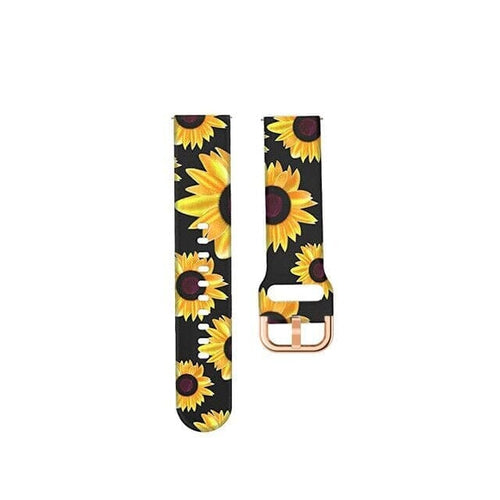 sunflowers-black-garmin-18mm-range-watch-straps-nz-pattern-straps-watch-bands-aus