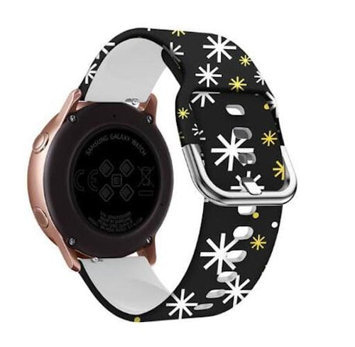 yellow-stars-huawei-watch-gt-46mm-watch-straps-nz-pattern-straps-watch-bands-aus