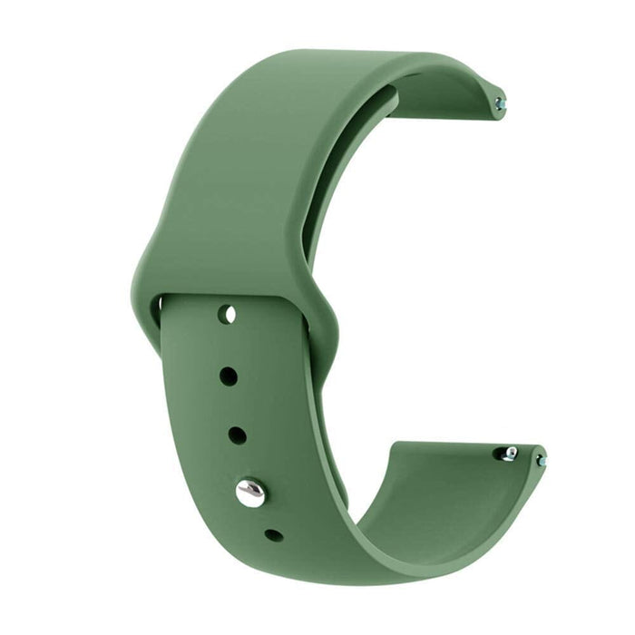 olive-huawei-watch-gt4-41mm-watch-straps-nz-silicone-button-watch-bands-aus