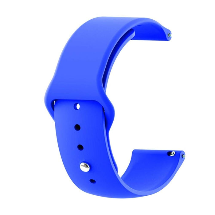 blue-huawei-honor-s1-watch-straps-nz-silicone-button-watch-bands-aus