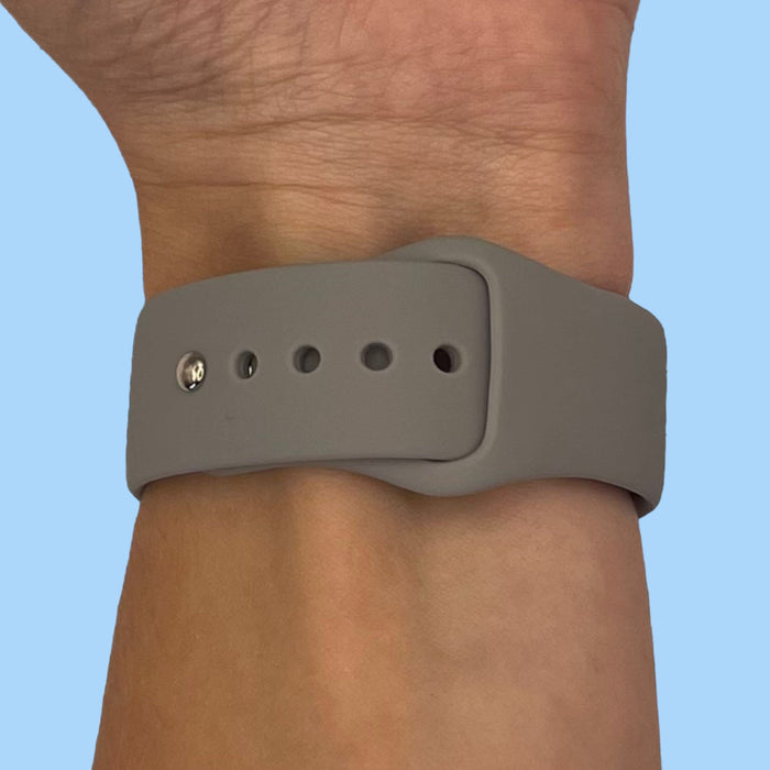 grey-garmin-forerunner-265-watch-straps-nz-silicone-button-watch-bands-aus