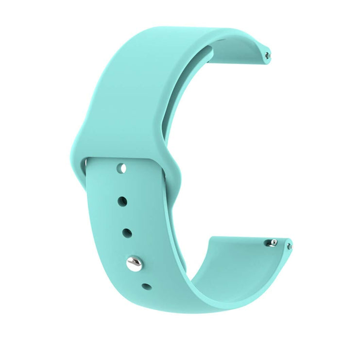 teal-huawei-honor-s1-watch-straps-nz-silicone-button-watch-bands-aus