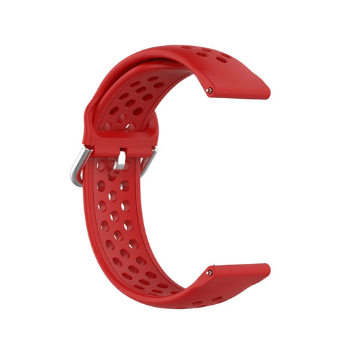 red-coros-apex-42mm-pace-2-watch-straps-nz-silicone-sports-watch-bands-aus