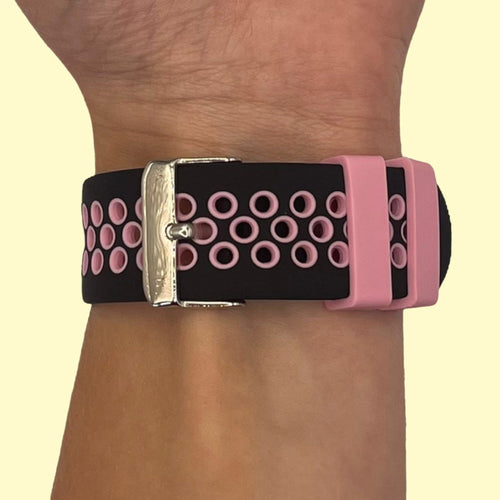 black-pink-tissot-22mm-range-watch-straps-nz-silicone-sports-watch-bands-aus