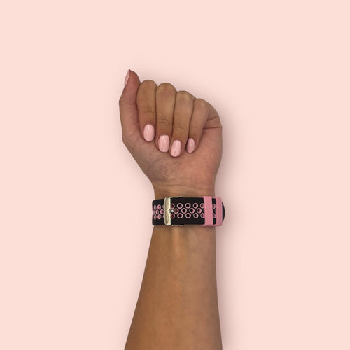 black-pink-asus-zenwatch-1st-generation-2nd-(1.63")-watch-straps-nz-silicone-sports-watch-bands-aus