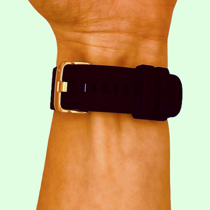 black-rose-gold-buckle-garmin-vivoactive-4-watch-straps-nz-silicone-watch-bands-aus